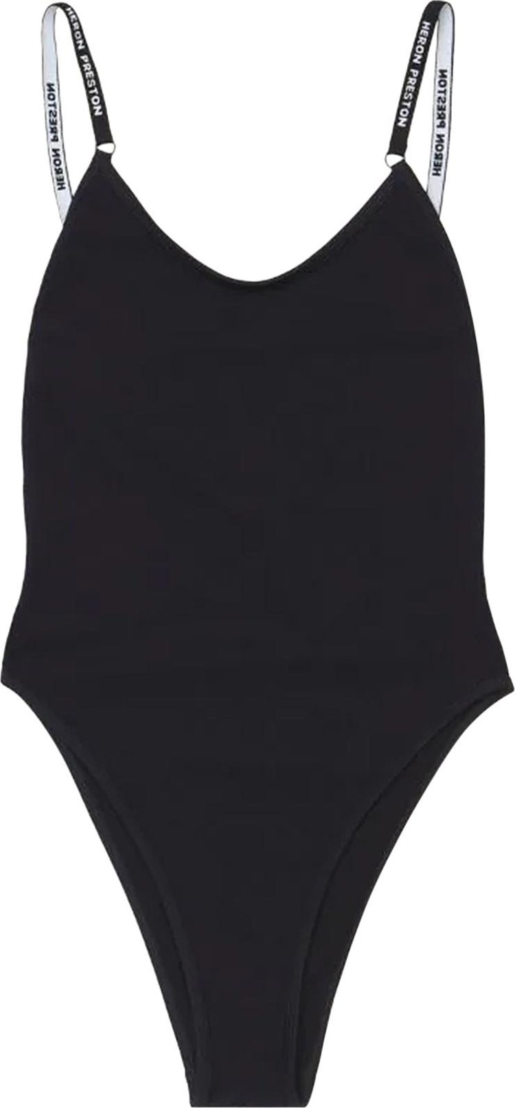 Heron Preston Logo Patch Swimsuit 'Black'