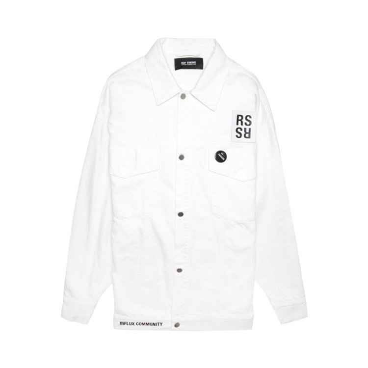 Raf Simons Oversized Denim Jacket 'White'