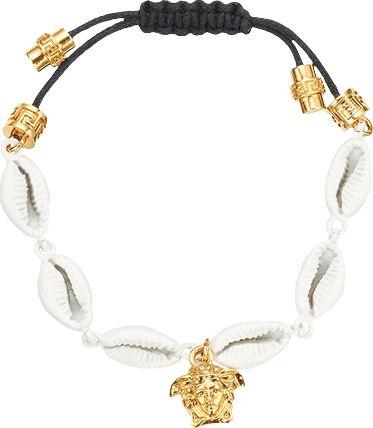 Versace Shell Bracelet 'Black/White/Gold'