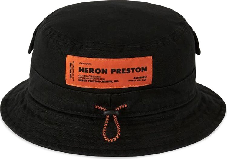 Heron Preston Bucket Hat 'Black'