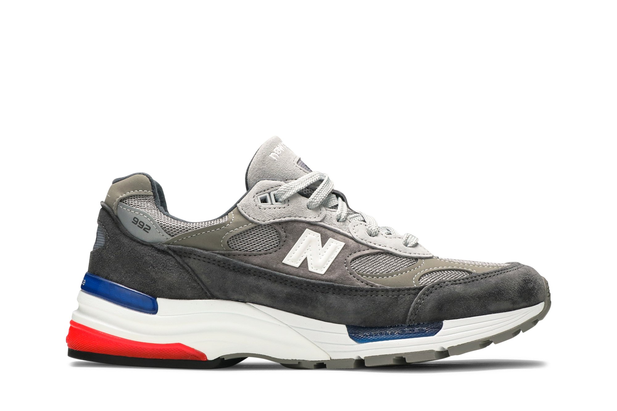 Buy 992 Made in USA 'Grey Blue Red' - M992AG - Grey | GOAT