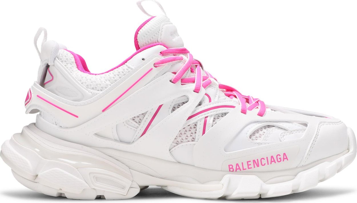 Buy Balenciaga Wmns Track Sneaker 'White Fluo Pink' - 542436 W3AC2 9055 ...