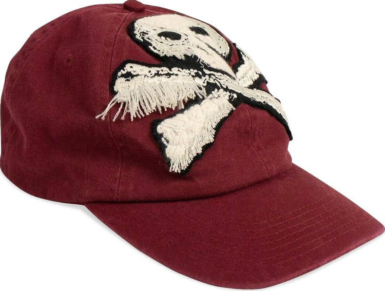Palm Angels Skull Patch Baseball Cap 'Bordeaux Red'