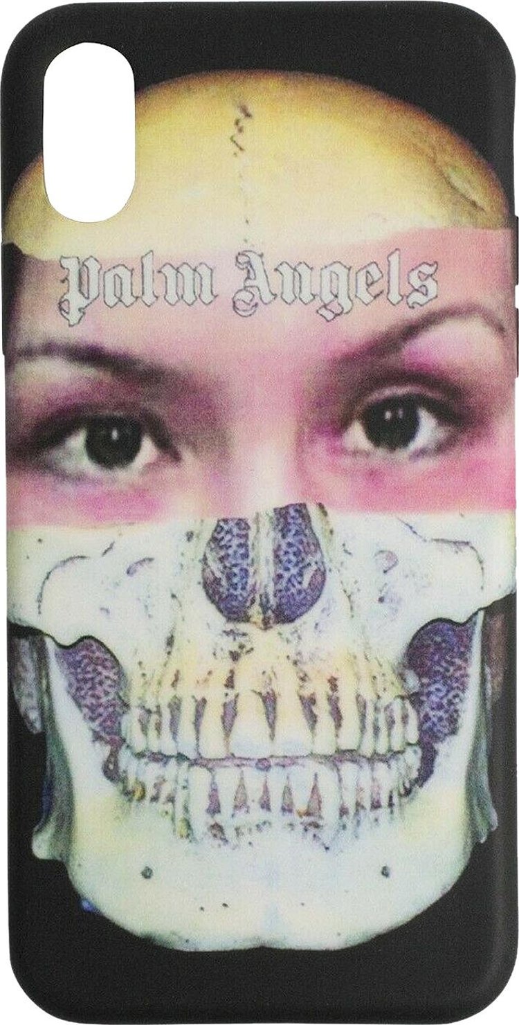 Palm Angels Skull Face Print iPhone X Case 'Black'