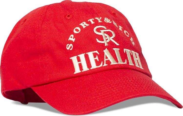 Sporty & Rich Ball Game Hat 'Sports Red'