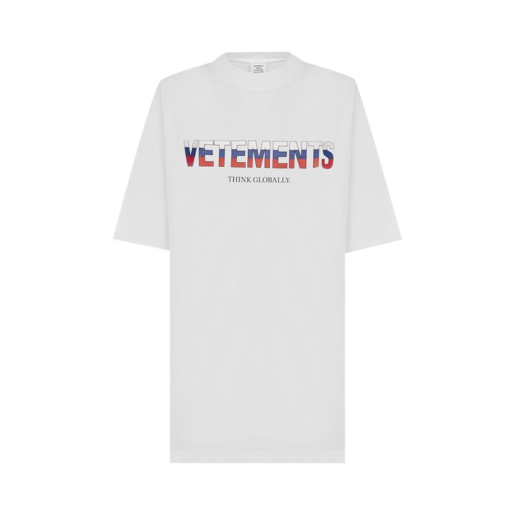 Vetements Russia Logo T-Shirt 'White'