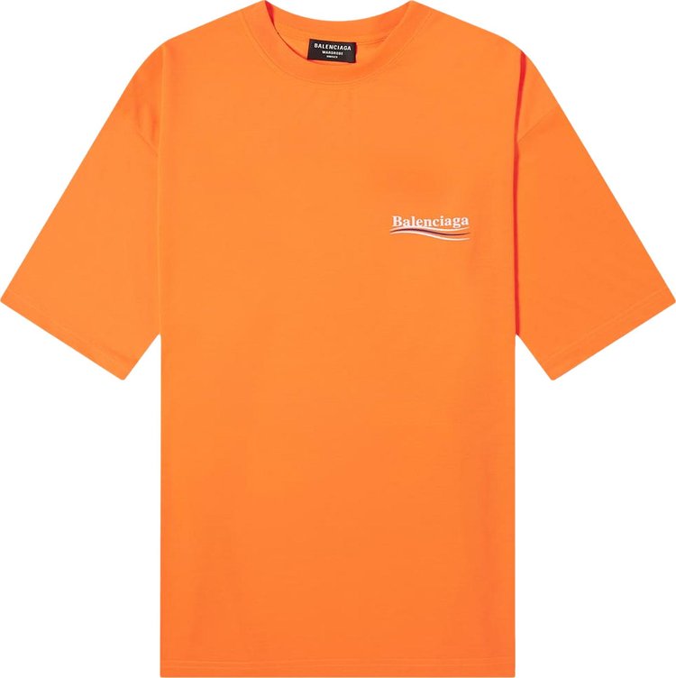 Balenciaga Large Fit T-Shirt 'Fluo Orange'