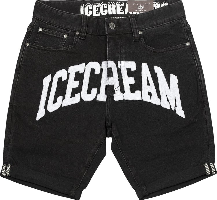 Icecream Beauty Jean Shorts 'Black'