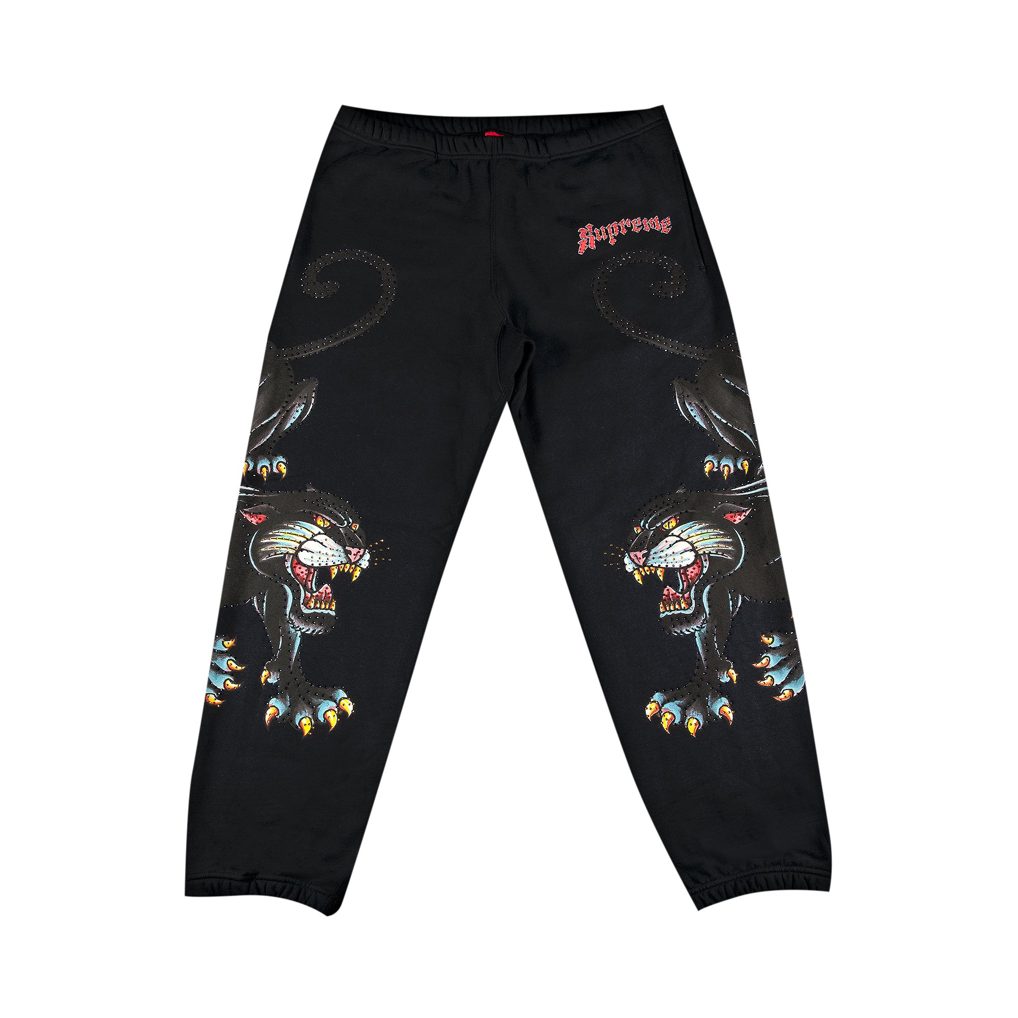 Buy Supreme Panther Sweatpant 'Black' - SS21P78 BLACK | GOAT