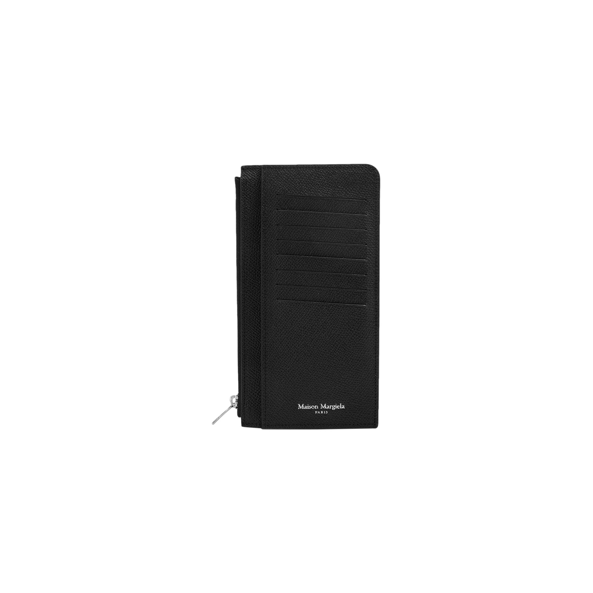 Buy Maison Margiela Zip Stack Card Holder 'Black' - S55UI0206