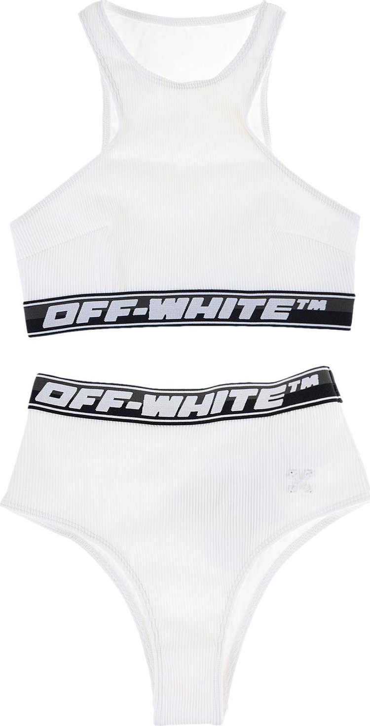 Off-White Logo Bikini 'White'