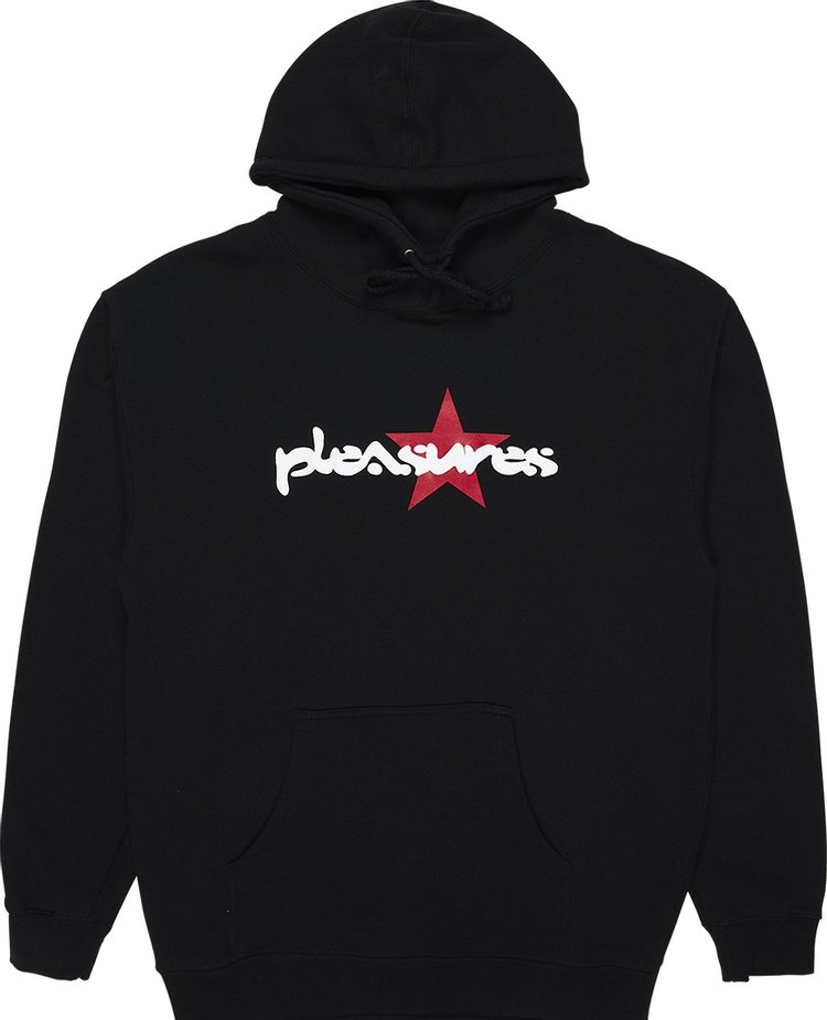 Buy Pleasures Vibration Hoodie 'Black' - P21SU041 BLAC | GOAT