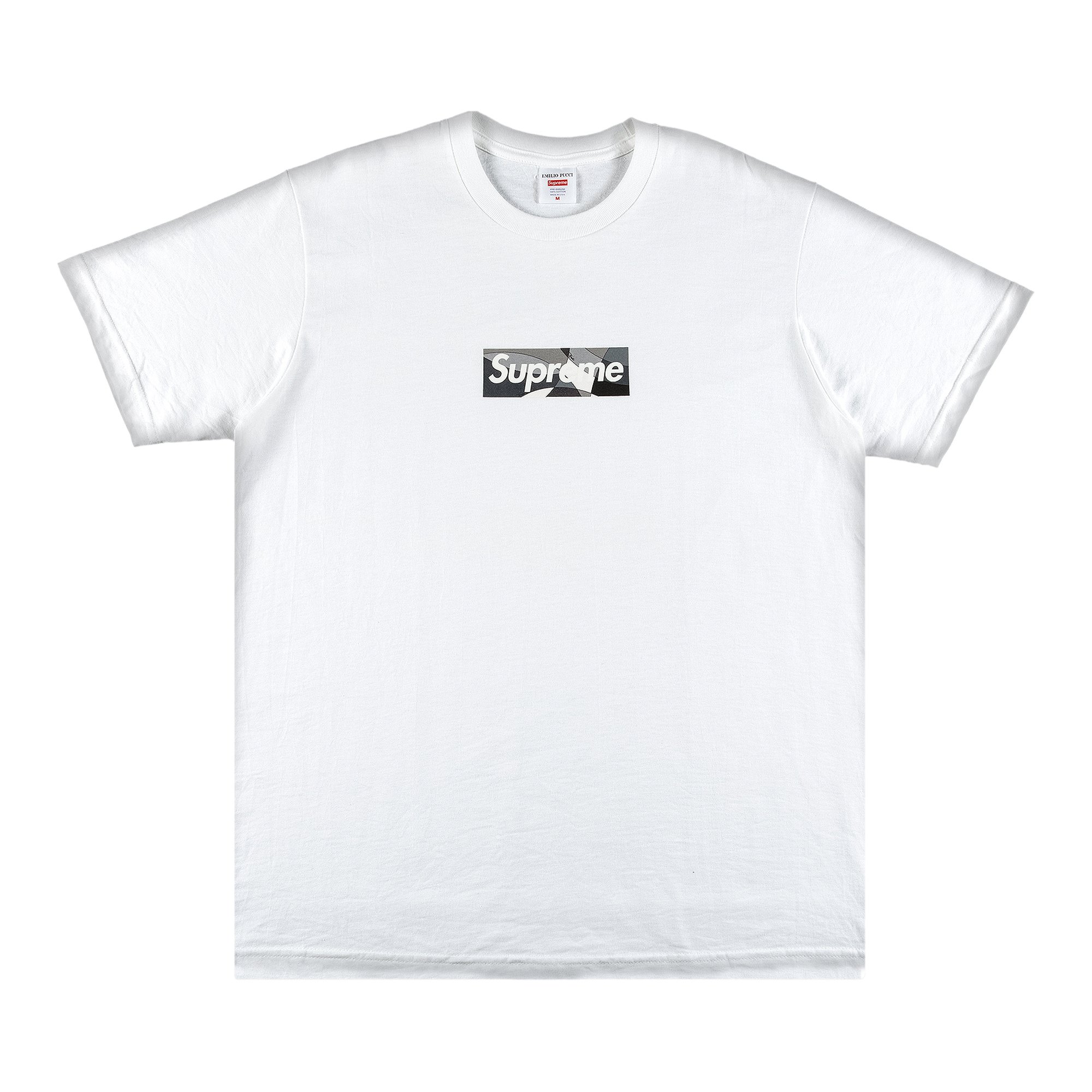 Buy Supreme x Emilio Pucci Box Logo Tee 'White/Black' - SS21T4 