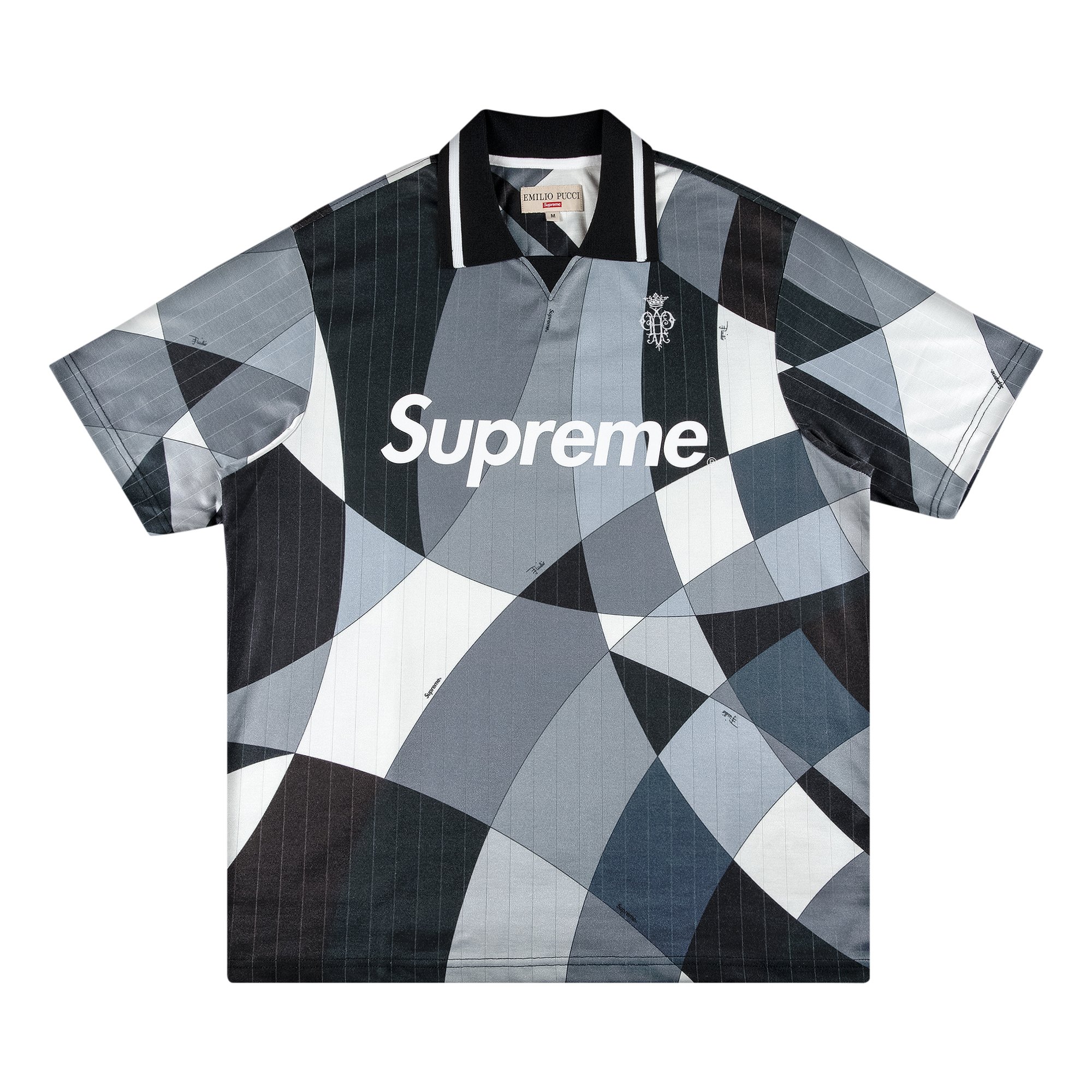 Buy Supreme x Emilio Pucci Soccer Jersey 'Black' - SS21KN24 BLACK