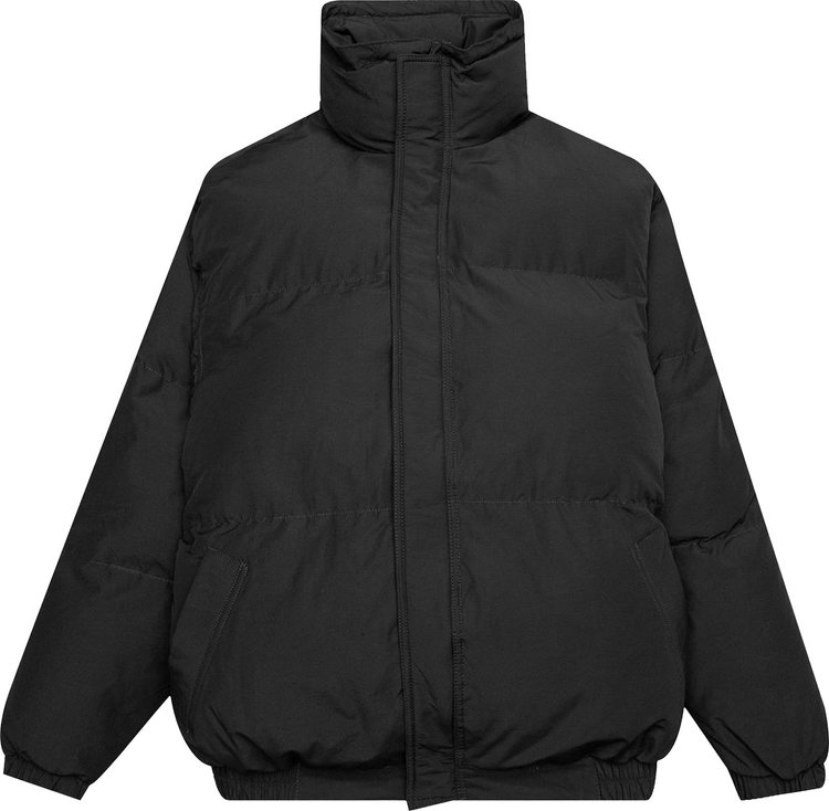 Buy Fear of God Essentials Puffer Jacket 'Black' - 202HO202010F | GOAT