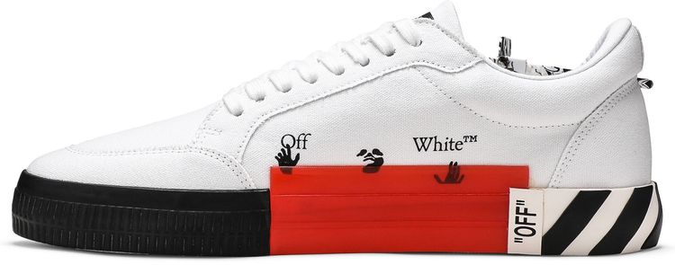 Off White Vulc Sneaker Low White Black