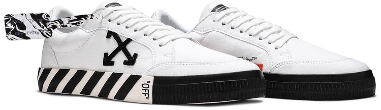 Off White Vulc Sneaker Low White Black