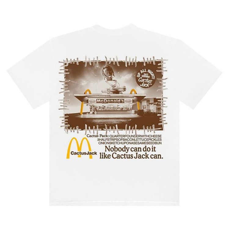 Cactus Jack by Travis Scott Vintage Action T Shirt White