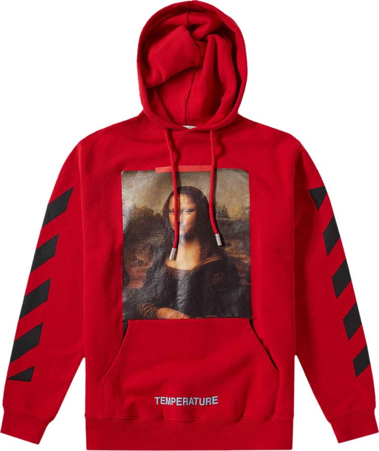 Off-White Mona Lisa Hooded Sweatshirt 'Red'