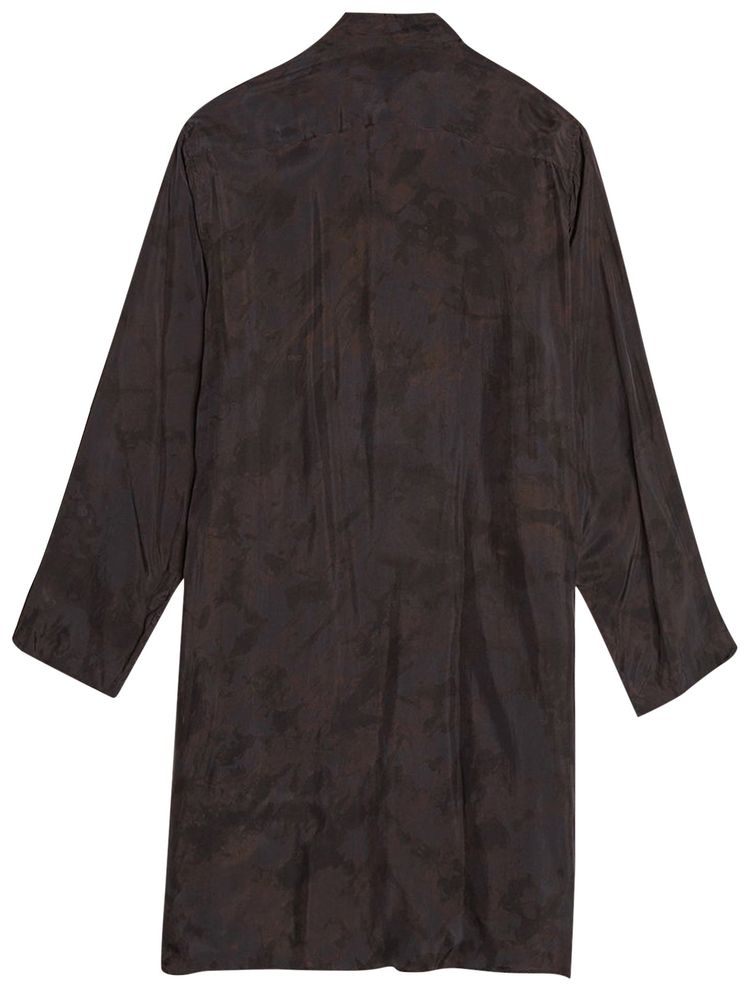 Yohji Yamamoto Pour Homme Asymmetry Stand Blouse Black