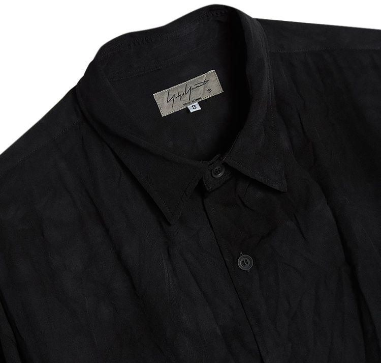 Yohji Yamamoto Pour Homme Teiban Big Shirt Black