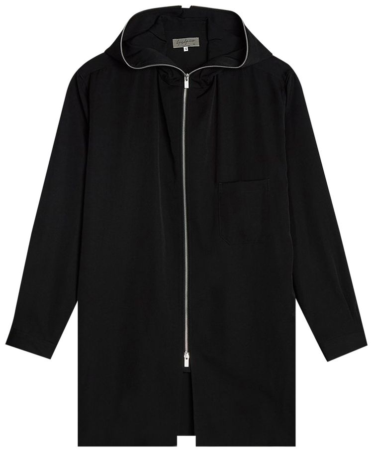 Yohji Yamamoto Pour Homme Zipper Hoodie Black