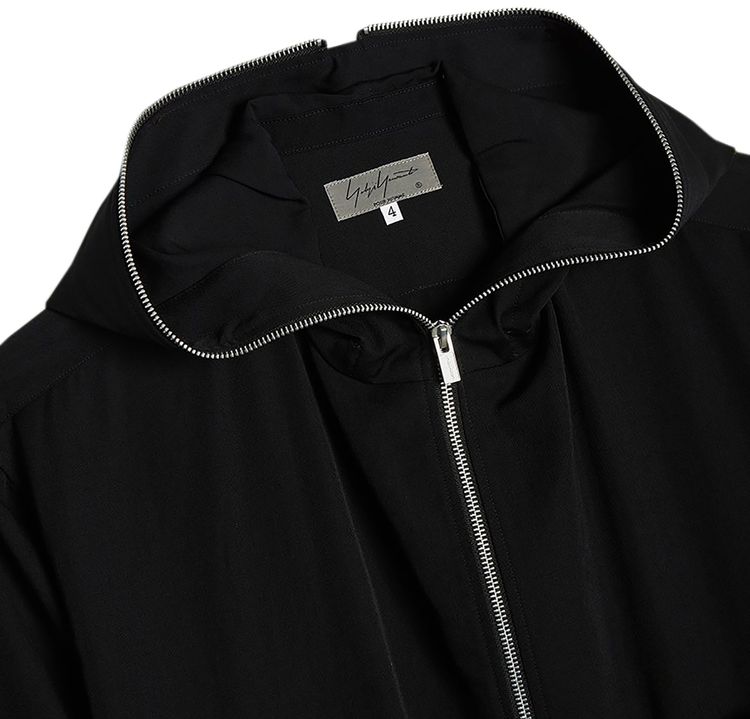 Yohji Yamamoto Pour Homme Zipper Hoodie Black