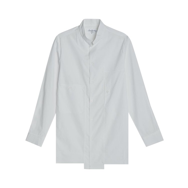 Yohji Yamamoto Pour Homme Triple Layered Collar Shirt 'White'