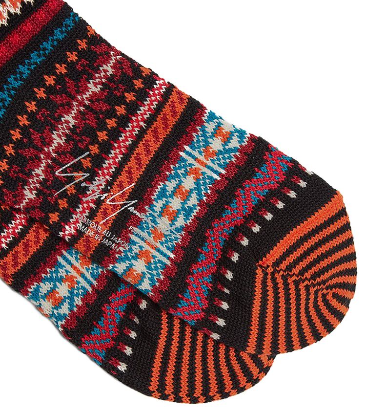 Yohji Yamamoto Pour Homme Fairsile Socks Black