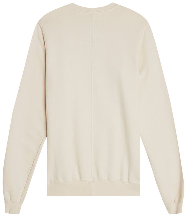 Rick Owens DRKSHDW Felpa Crewneck Sweatshirt NaturalBlack