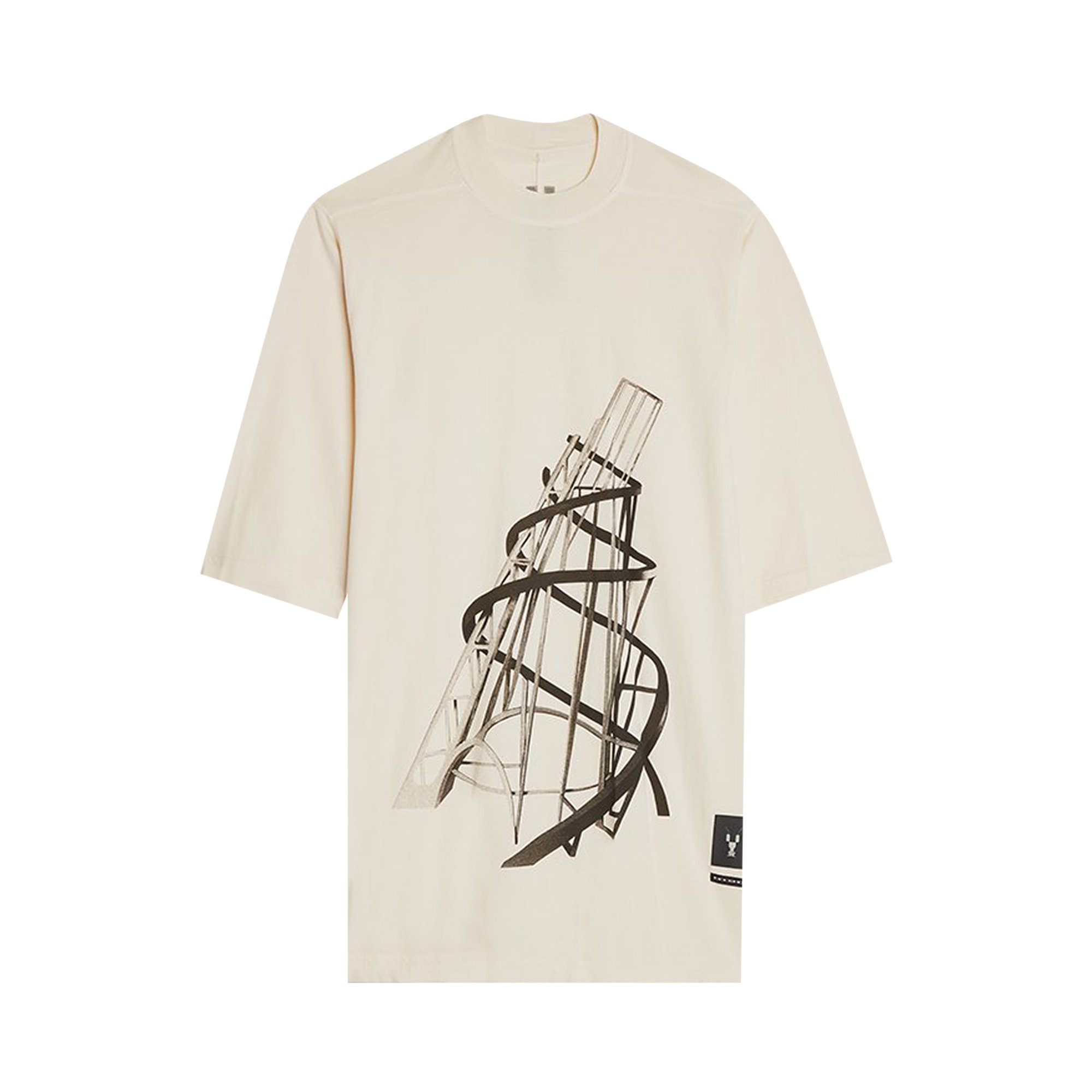 Buy Rick Owens DRKSHDW Jumbo Tee Natural 'Natural' - DU19S4274 RNES1 | GOAT