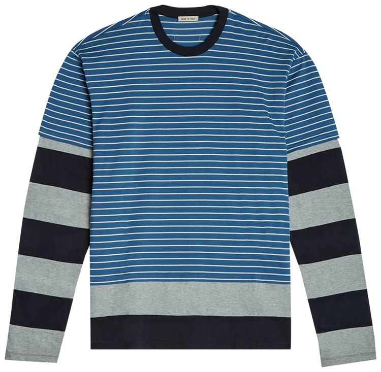 Marni Pin Stripe Long Sleeve T Shirt Royal