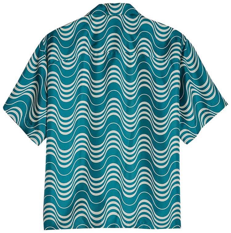 Marni Mosaic Shirt Blue Wave