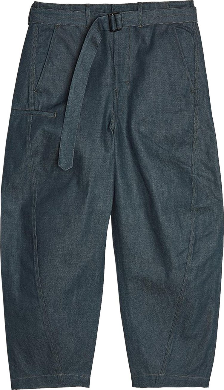 Lemaire Twisted Pants 'Green/Blue'