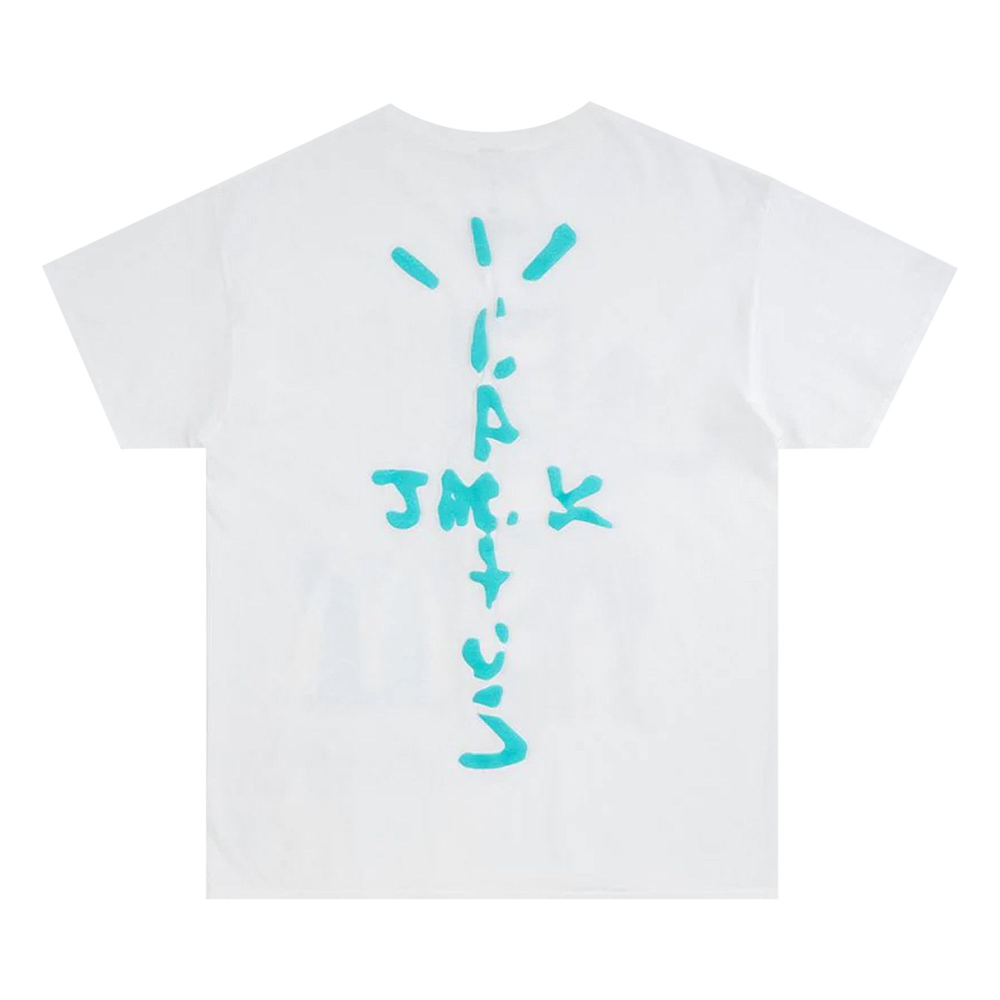 人気話題コラボ！Travis Scott McDonald's Cj Smile Tee White Travis scott mcdonalds smile - Gem