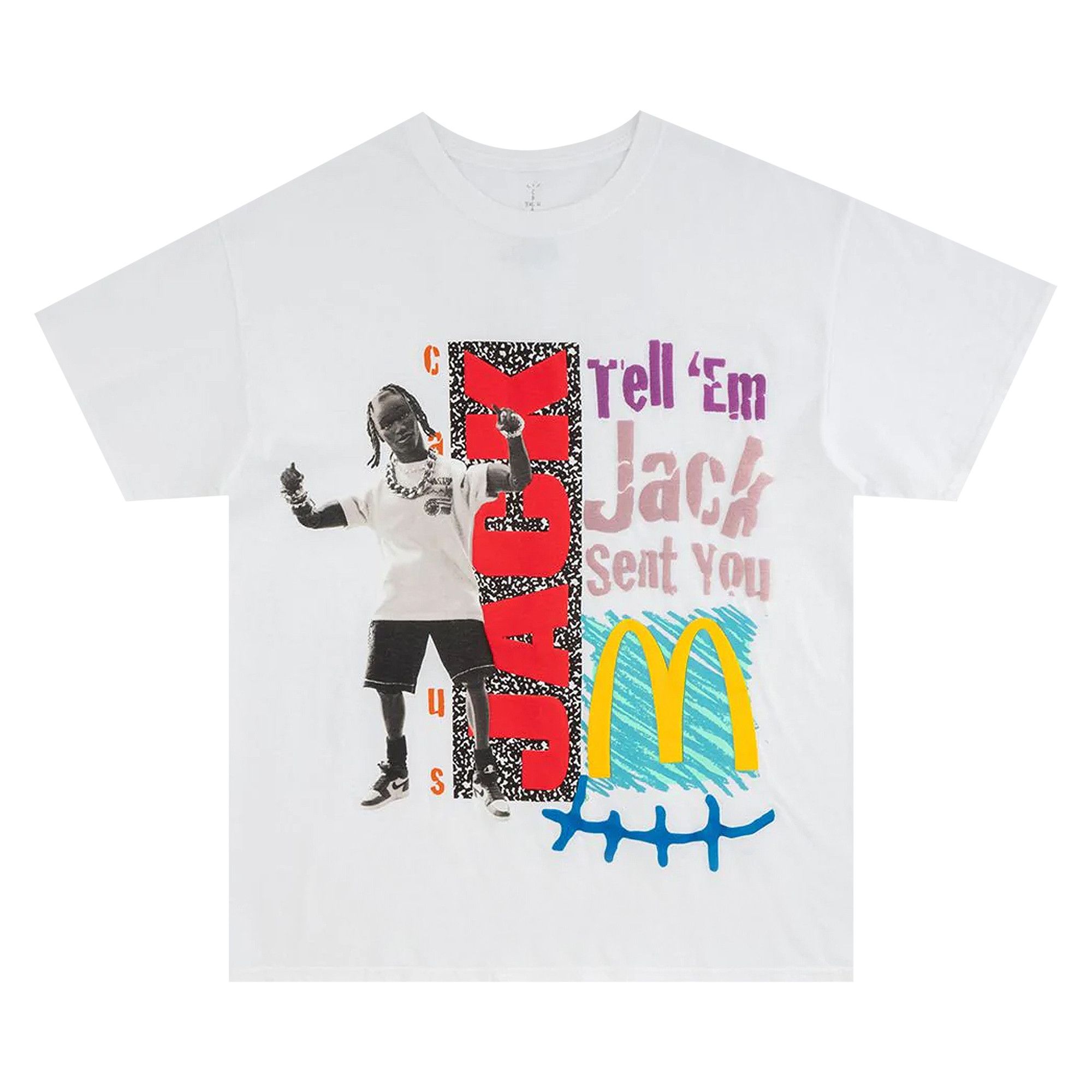 Cactus jack top smile hoodie