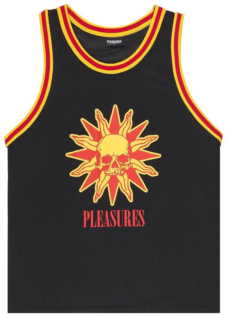 Pleasures Atmosphere Basketball Jersey Black