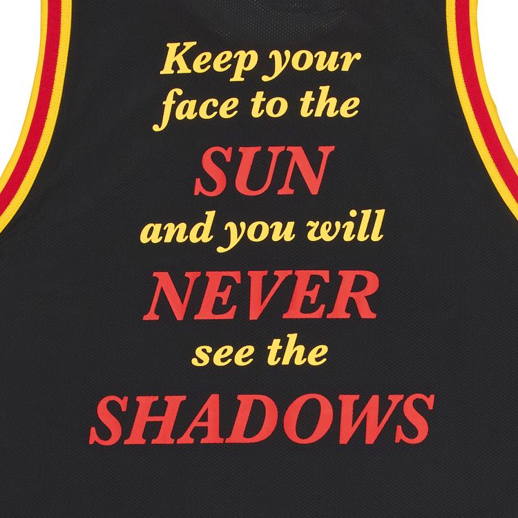 Pleasures Atmosphere Basketball Jersey Black