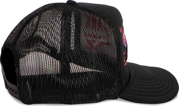 Sp5der x Young Thug Trucker Cap Black