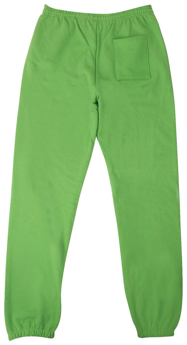 Sp5der Logo Print Sweatpants Green