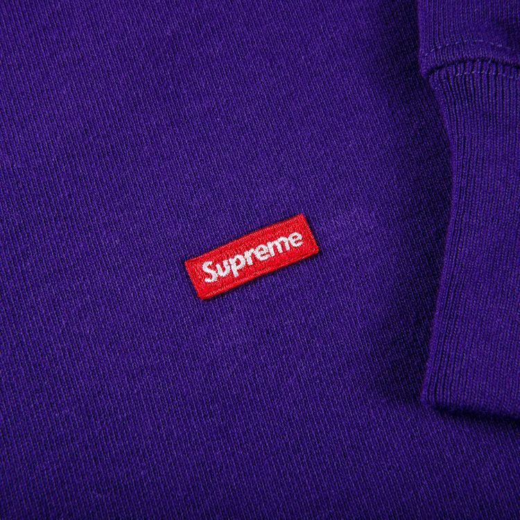 Supreme Small Box Crewneck Purple