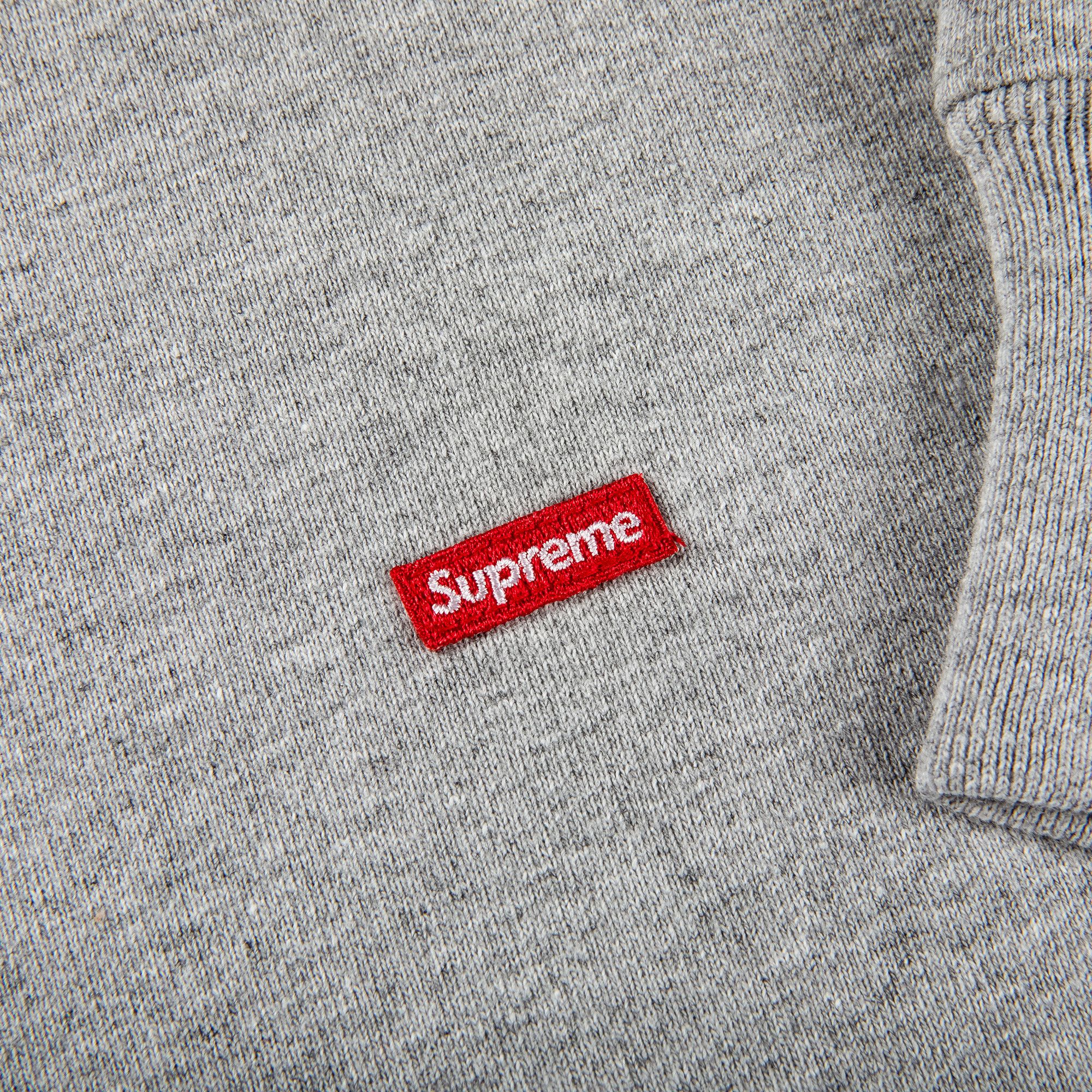 トップス Supreme Small Box Crewneck \"Heather Grey Supreme-San-Francisco-Shop-