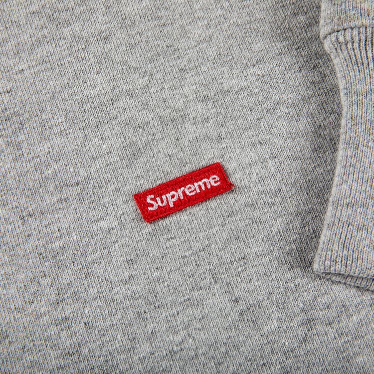 Supreme Small Box Crewneck Heather Grey