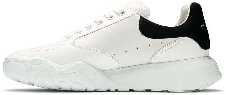 Alexander McQueen Oversized Court Trainer White Black