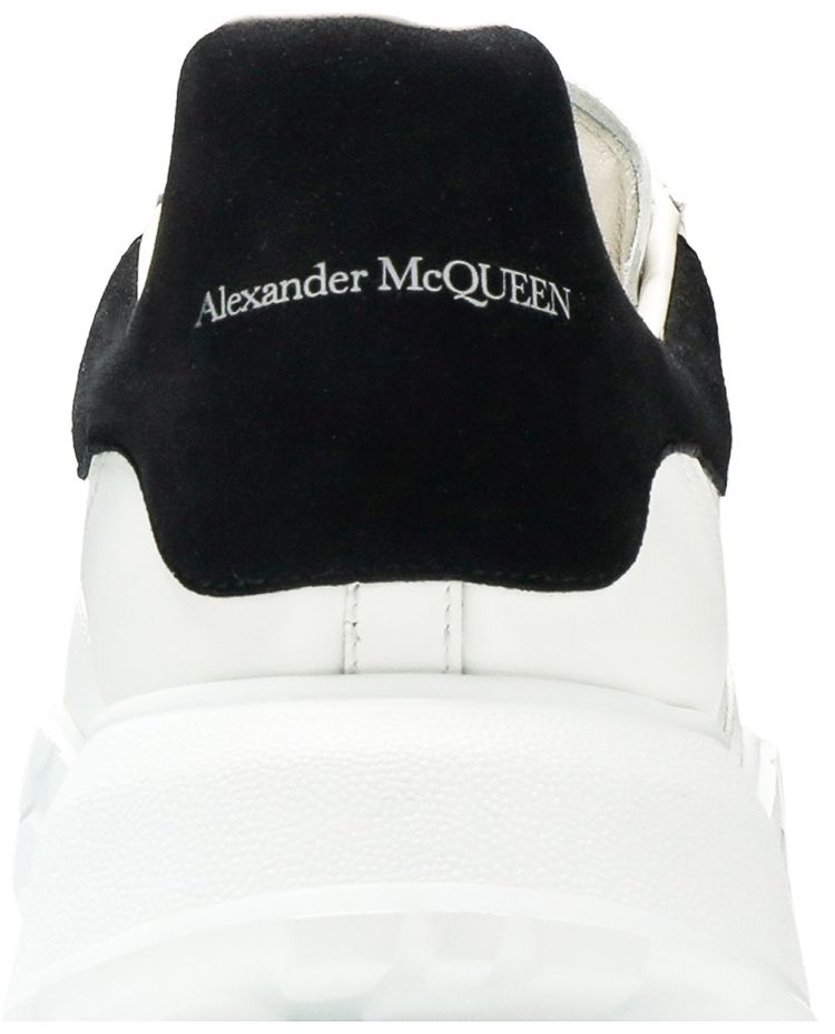 Alexander McQueen Oversized Court Trainer White Black