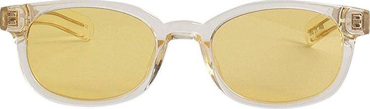 Flatlist Le Bucheron Sunglasses 'Crystal Yellow/Solid Yellow'
