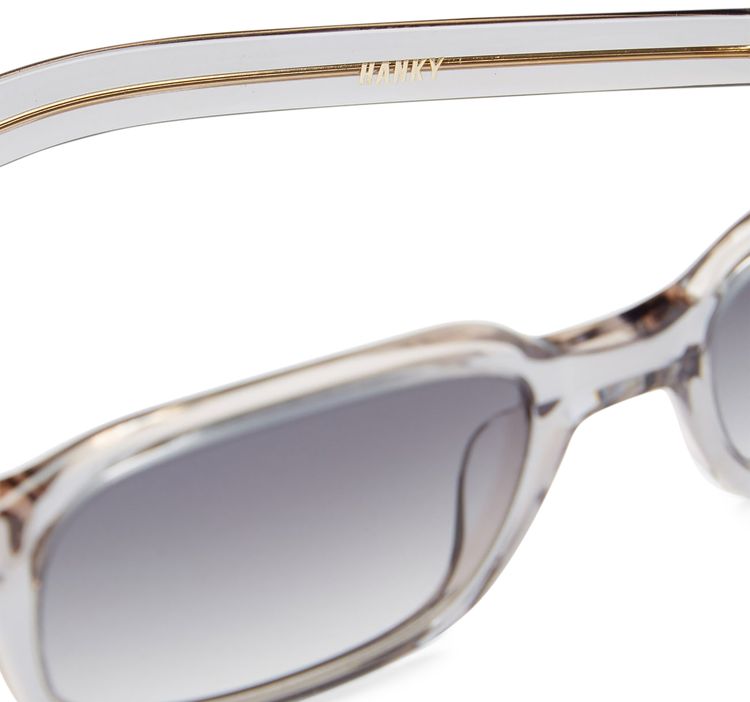 Flatlist Hanky Sunglasses Crystal GreySmoke Gradient