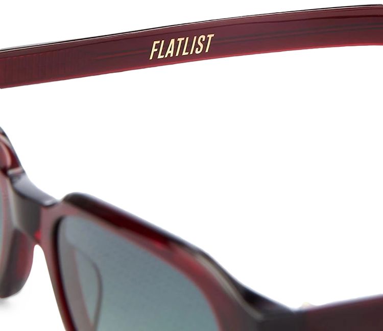 Flatlist Hanky Sunglasses Solid BurgundyGreen Gradient