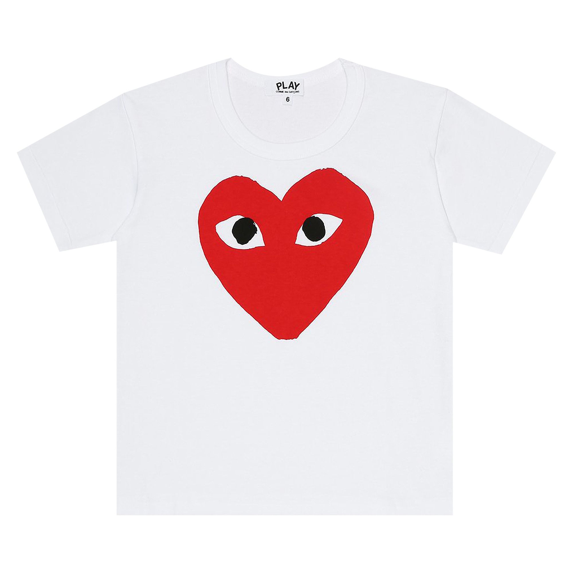 Buy Comme des Garçons PLAY Kids Big Heart Logo T-Shirt 'White