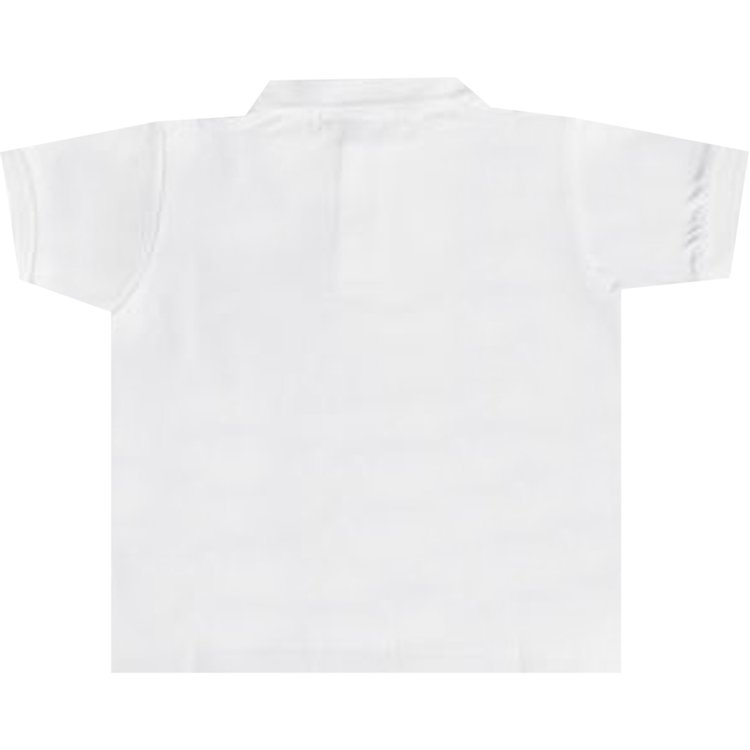 Comme des Garcons PLAY Kids Heart Polo White